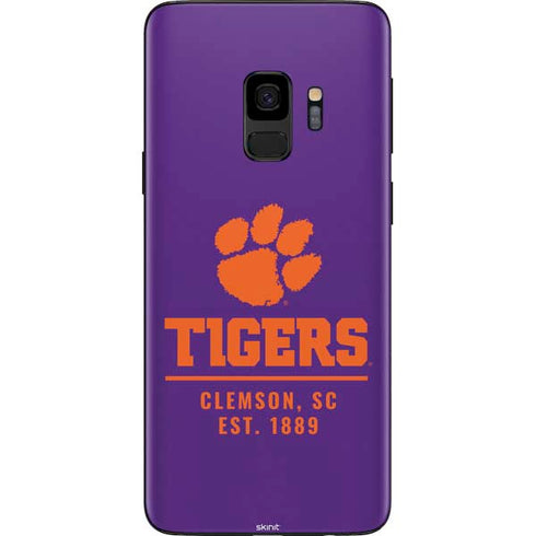 Clemson University Tigers Est 1889 Galaxy S9 Skin